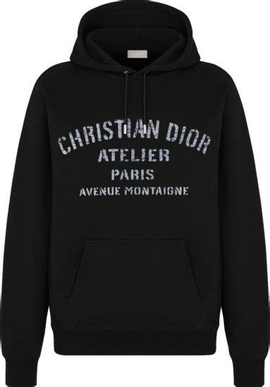 black paris hoodie dior|christian dior hoodie for sale.